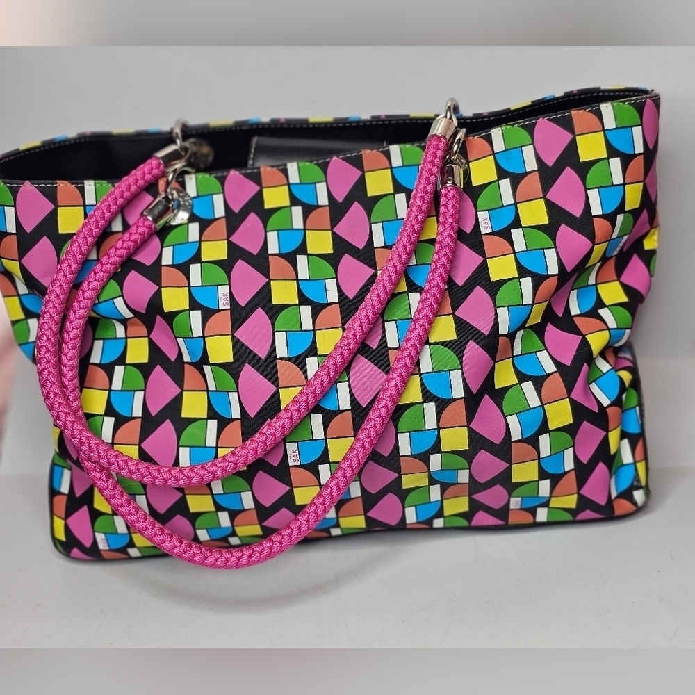 The Sak Geometric Multi-Color Tote - Picture 2 of 9